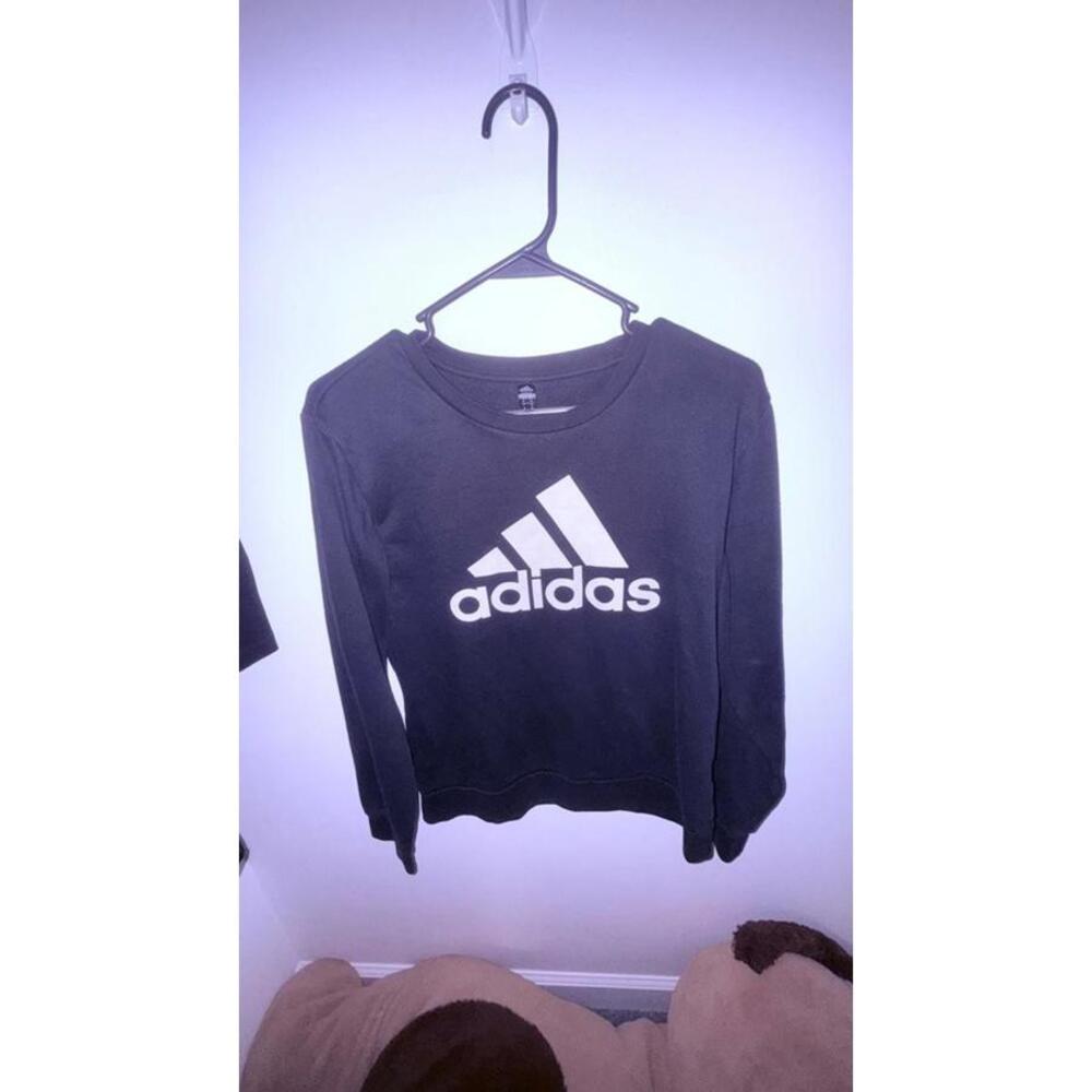 Adidas Black Crewneck Sweatshirt